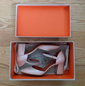 Santoni Pink Patent Leather Pumps in EU 39